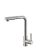 Stylish Venezia Stainless Steel 1-Handle Deck Mount High-Arc Handle/Lever Kitchen Faucet