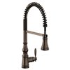 MOEN Weymouth Bronze - Oil Rubbed  1-handle Deck Mount Pull-down Handle/lever Residential Kitchen Faucet