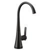 MOEN Matte Black 1-handle Deck Mount High-arc Handle/lever Residential Kitchen Faucet