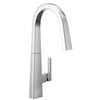 MOEN Nio Chrome 1-handle Deck Mount Pull-down Handle/lever Residential Kitchen Faucet