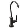 MOEN Sip Matte Black 1-handle Deck Mount High-arc Handle/lever Residential Kitchen Faucet