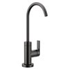 MOEN Sip Modern Matte Black 1-handle Deck Mount High-arc Handle/lever Residential Kitchen Faucet