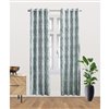 Myne 96-in Blue Polyester Blackout Thermal Lined Single Curtain Panel