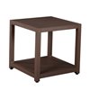 Modern Muse Square Outdoor End Table 20.08-in W x 20.08-in L