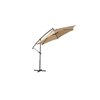 Inqbrands 1.9-ft Tan Garden Patio Umbrella Crank