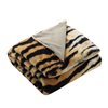 Inspired Home Charli Tiger Polyester Throw