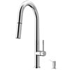 Greenwich Pull Down Kitchen Faucet with Soap Dispenser in Chrome