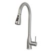 Transform Juno Brushed Nickel 1-Handle Pull-Down Kitchen Faucet with Deck Plate