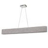 Dainolite Aubrey Modern/Contemporary Linear Grey and Polished Chrome 51-in LED Pendant Light
