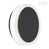 Dainolite 1.5-in W Topaz 1-Light Matte Black Modern LED Wall Sconce