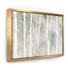 Designart 36-in x 46-in A Woodland Walk into the Forest VII with Gold with Gold Wood Framed Wall Panel