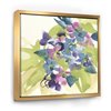 Designart 30-in x 30-in Spring Bouquet I with Gold Wood Framed Wall Panel