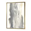 Designart 40-in x 30-in Gold Glamour Direction II Gold Wood Framed Wall Panel