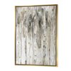 Designart Metal Wall Art Gold Wood Framed 40-in H X 30-in W Country Canvas Wall Panel