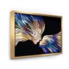 Designart Metal Wall Art Gold Wood Framed 32-in H X 42-in W Country Canvas Wall Panel