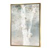 Designart 40-in x 30-in A Woodland Walk into the Forest IV with Gold Wood Framed Canvas Wall Panel