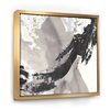 Designart 30-in x 30-in Glam Painted Arcs III with Gold Wood Framed Wall Panel