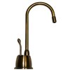 Whitehaus Collection Point Of Use in Antique Brass 1-handle Deck Mount Low-Arc Handle/Lever Residential Kitchen Faucet