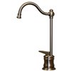 Whitehaus Collection Point Of Use 1-handle Deck Mount Low-Arc Handle/Lever Residential Kitchen Faucet (Brushed Nickel)