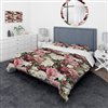 Designart 3-Piece Pink Twin Bohemian & Eclectic Bedding Se