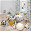 Designart 3-Piece Koala with Glasses and Bow Tie Twin Duvet Cover Set