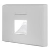 BAZZ 4.5-in H White Hardwired LED Outdoor Wall Light
