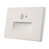 BAZZ 3-in H White Hardwired LED Outdoor Wall Light