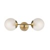 Globe Electric Celestia 19.5-in 2-Light Matte Gold Glam Wall Sconce