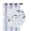 IH Casa Decor 54-in x 84-in Leafy Silver Room Darkening Cordless Panel Shade - Set of 2