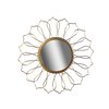 IH Casa Decor Dahlia 19.4-in Gold Round Mirror