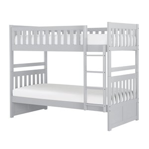 Hometrend Twin Bunk Bed Grey, Better Homes And Gardens Flynn Twin Bunk Bed