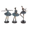 Grayson Lane 13-in 12-in 11-in Teal Traditional Dancer Sculpture Polystone - Set of 3