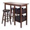 Winsome Wood Kingsgate High/Pub Dining Table Set - 3 Pieces
