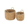 Grayson Lane Tan Sea Grass Storage Baskets - Set of 2