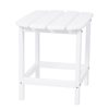 Grayson Lane Square Outdoor End Table - 18.89-in W X 17.91-in L