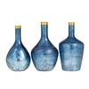 Grayson Lane 3-Piece 13.55-in x 7.70-in Blue Casual Vase