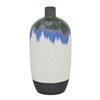 Grayson Lane Blue Black and White Contemporary Ceramic Vase