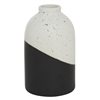 Grayson Lane Contemporary Black and White Ceramic Vase