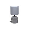 IH Casa Decor Table Lamp Impression 5-in Grey On/Off Switch with Shade