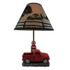 IH Casa Decor Table Lamp 5-in Red On/Off Switch with Shade