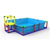 Funphix 74-in x 74-in x 15-in Rectangle Above-Ground Pool