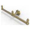 Allied Brass Waverly Place 15-in Satin Brass Wall Mount Double Towel Bar