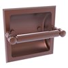 Allied Brass Carolina Antique Copper Recessed Double Post Toilet Paper Holder