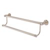 Allied Brass Carolina Crystal 36-in Double Antique Pewter Wall Mount Double Towel Bar