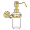 Allied Brass Carolina Crystal Satin Brass Soap And Lotion Dispenser