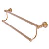 Allied Brass Carolina 18-in Brushed Bronze Wall Mount Double Towel Bar