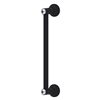 Allied Brass 12-in Centre to Centre Matte Black Traditional Bar Cabinet Pull