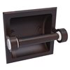 Allied Brass Clearview Venetian Bronze Recessed Double Post Toilet Paper Holder