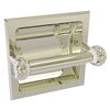 Allied Brass Clearview Polished Nickel Double Post Recessed Toilet Paper Holder