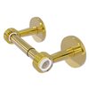 Allied Brass Clearview Wall Mount Polished Brass Double Post Toilet Paper Holder